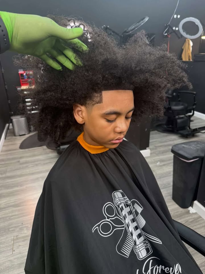 Professional hair styling and finish